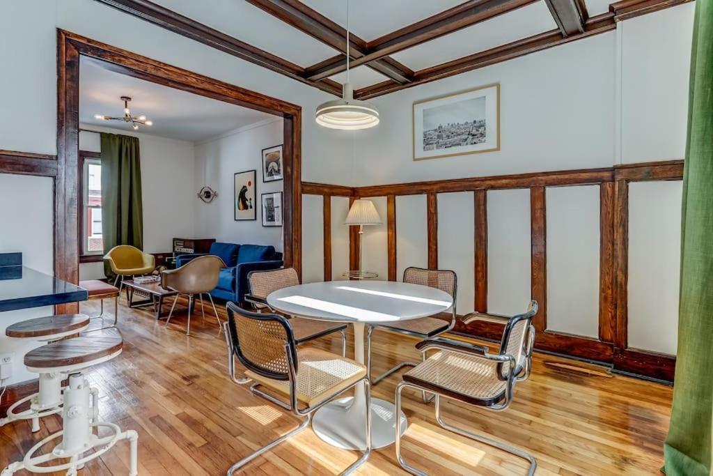 Villa Luxe Mid-Century Styled Historic Townhouse #1 Detroit Exterior foto